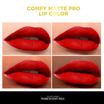 Faces Canada Comfy Matte Pro Liquid Lipstick - Rubescent Red 04|5.5 ml|MRP 699