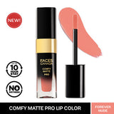 Faces Canada Comfy Matte Pro Liquid Lipstick - Forever Nude 09|5.5 ml|MRP 699