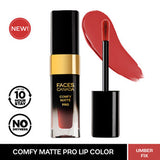 Faces Canada Comfy Matte Pro Liquid Lipstick - Umber Fix 10|5.5 ml|MRP 699