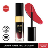 Faces Canada Comfy Matte Pro Liquid Lipstick - Spotlight Mauve 11|5.5 ml|MRP 699