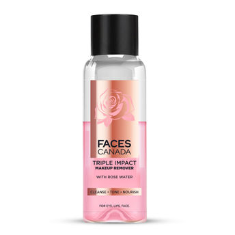 Faces Canada Triple Impact Makeup Remover|120 ml|MRP 499