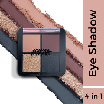 Nykaa Eyes On Me 4 in 1 Quad 01 Eyeshadow Palette - Night Out|5 gms|MRP 375