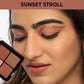 Nykaa Eyes On Me! 4 in 1 Quad Eyeshadow Palette - Sunset Stroll|5 gms|MRP 375