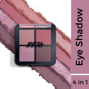 Nykaa Eyes On Me! 4 in 1 Quad Eyeshadow Palette - Wine & Dine|5 gms|MRP 375