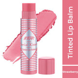 Nykaa Serial Kisser Moisturising Tinted Lip Balm With Shea Butter & Vitamin E - Strawberry|4.8 gms|MRP 199