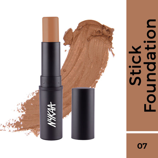 Nykaa SKINgenius Foundation Stick Conceal Contour & Corrector - Toffee Chisel 07|9 gms|MRP 625