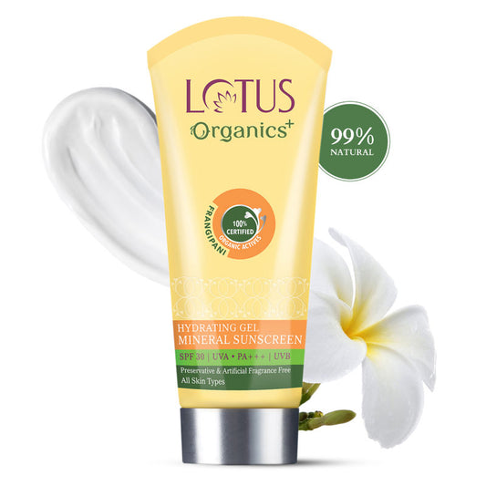 Lotus Organics Hydrating Gel Mineral Sunscreen SPF 30|100 gms|MRP 625