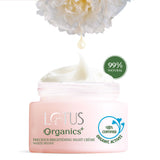 Lotus Organics Precious Brightening Night Cream|50 gms|MRP 895