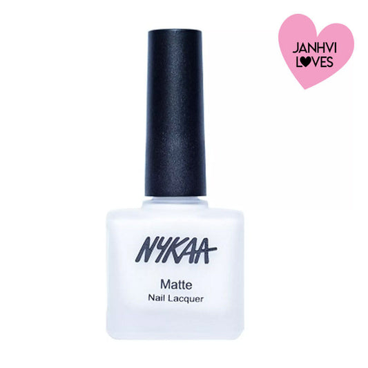 Nykaa Matte Nail Lacquer - White Chocolate Ganache 07|9 ml|MRP 229