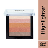 Nykaa Glow Goals! Shimmer Brick Highlighter Palette - Shimmer Rays|7.5 gms|MRP 699