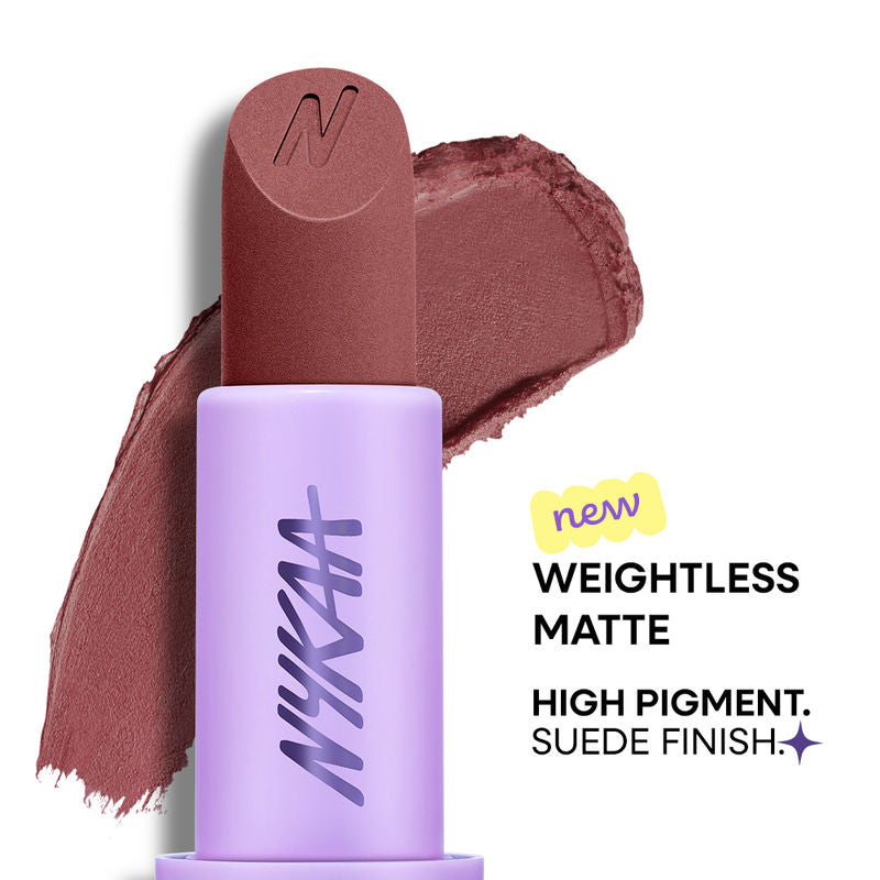 Nykaa Superlight Feathertouch Lipstick - Breezy|4.2 gms|MRP 749
