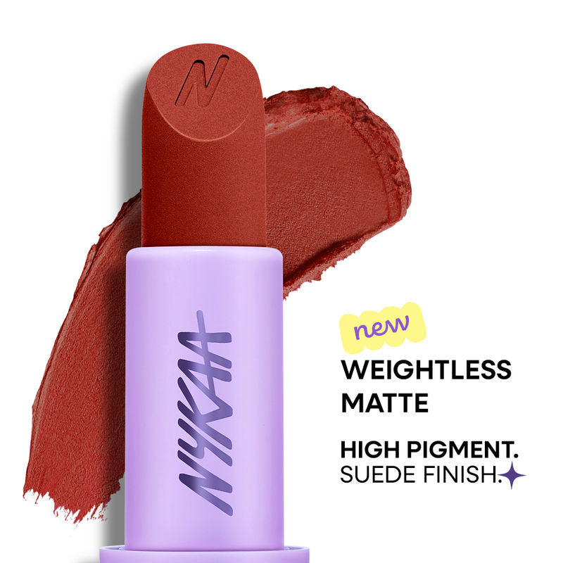 Nykaa Superlight Feathertouch Lipstick - Soft Kiss|4.2 gms|MRP 799