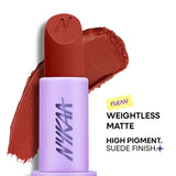 Nykaa Superlight Feathertouch Lipstick - Soft Kiss|4.2 gms|MRP 799