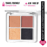 Insight Ready Set Glam Eyeshadow Palette � 01 Smokey Whisper|11 gms|MRP 190