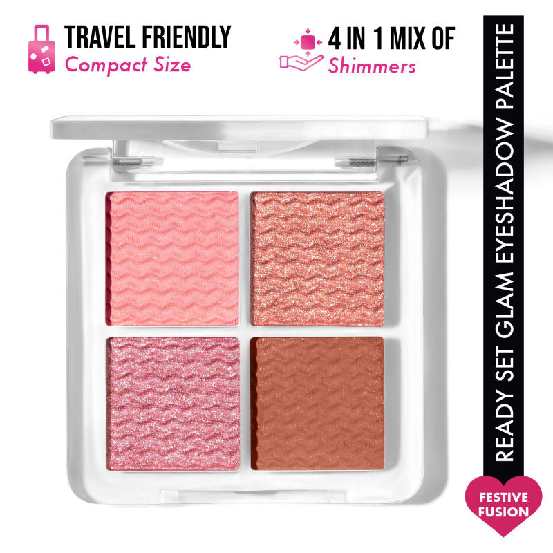 Insight Ready Set Glam Eyeshadow Palette � 02 Festive Fusion|11 gms|MRP 190