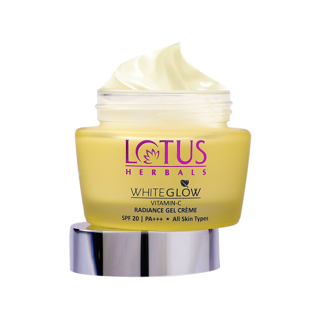 Lotus Herbals Whiteglow Vitamin C Radiance Gel Face Cream SPF 20|50 gms|MRP 475