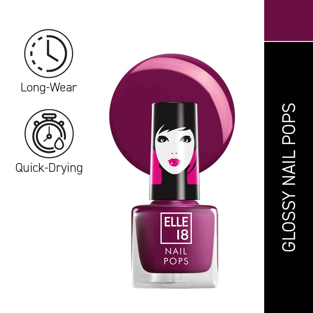 Lakme Elle 18 Nail Pops Nail Colour ï¿½ Shade 30|5 ml|MRP 65
