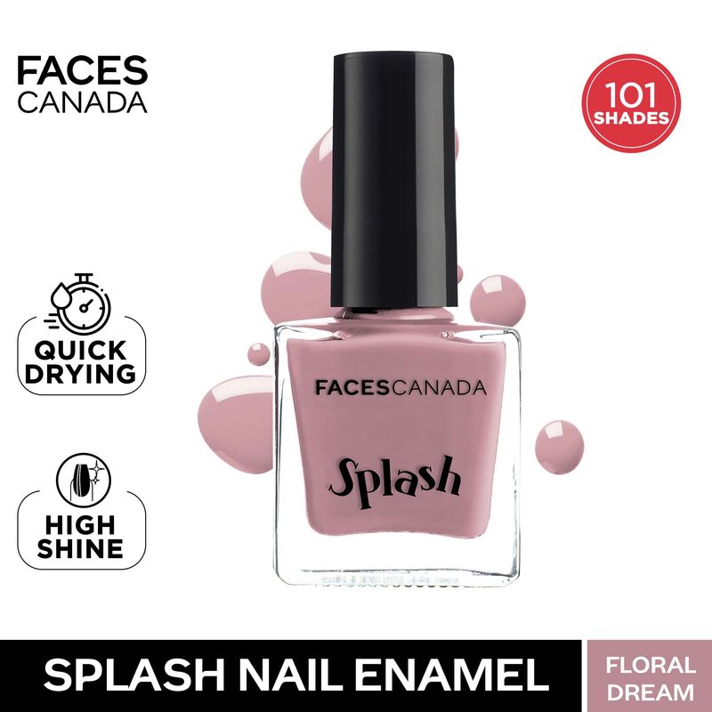 Faces Canada Splash Nail Enamel � 56 Floral Dream|8 ml|MRP 129