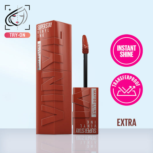 Maybelline Superstay Vinyl Ink Liquid Lipstick � 130 Extra|4.2 ml|MRP 849