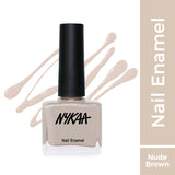 Nykaa Nail Enamel Polish - Caramel Macchiato 53|9 ml|MRP 189