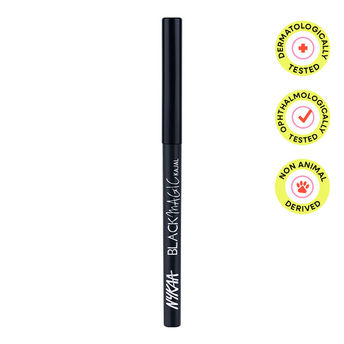 Nykaa Magic Smudgeproof Kajal Eyeliner Pencil Lasts Upto 24 Hours - Black|0.3 gms|MRP 199