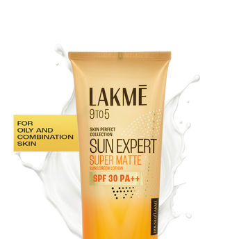 Lakm? 9 To 5 Sun Expert Super Matte Lotion Spf 30|50 ml|MRP 320