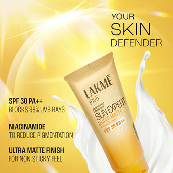 Lakm? 9 To 5 Sun Expert Super Matte Lotion Spf 30|50 ml|MRP 320