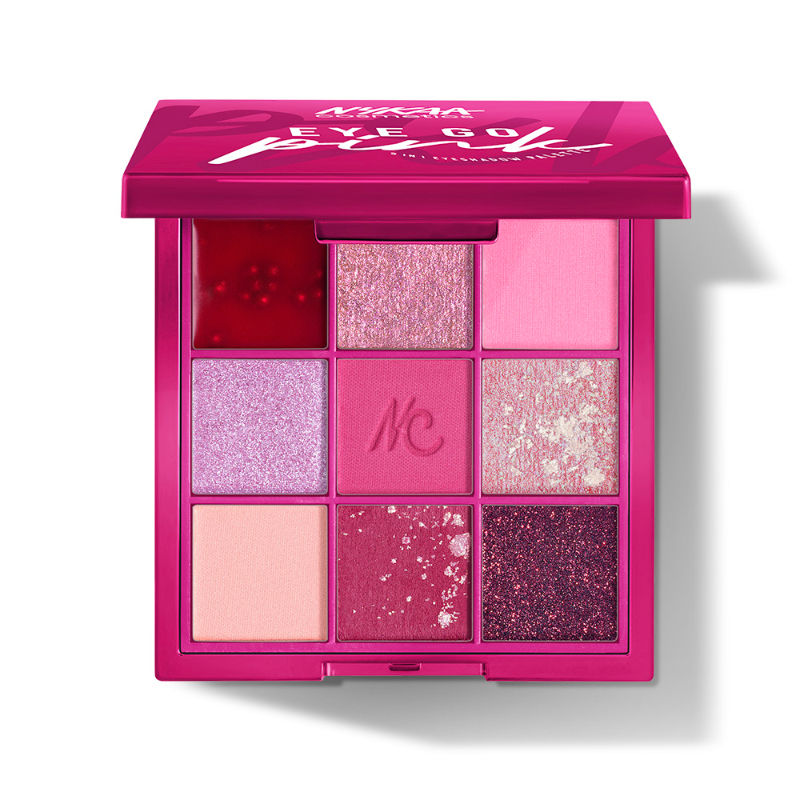 Nykaa Eye Go Pink 9 in 1 Highly Blendable Eyeshadow Palette|9 gms|MRP 899