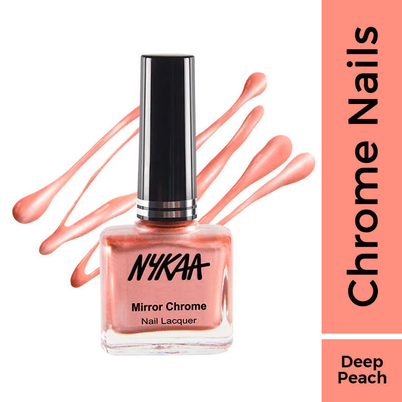 Nykaa Metallic Chrome Long Lasting Nail Enamel - Copper Age 167|9 ml|MRP 249