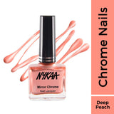 Nykaa Metallic Chrome Long Lasting Nail Enamel - Copper Age 167|9 ml|MRP 249