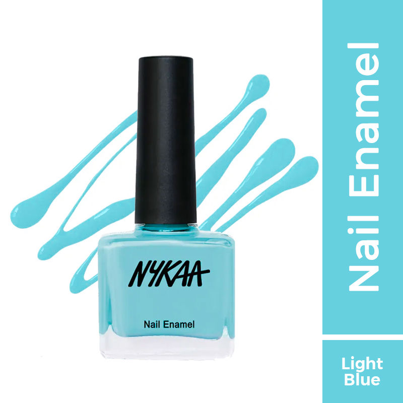 Nykaa Nail Enamel Polish - Blue Lime Slush 66|9 ml|MRP 189
