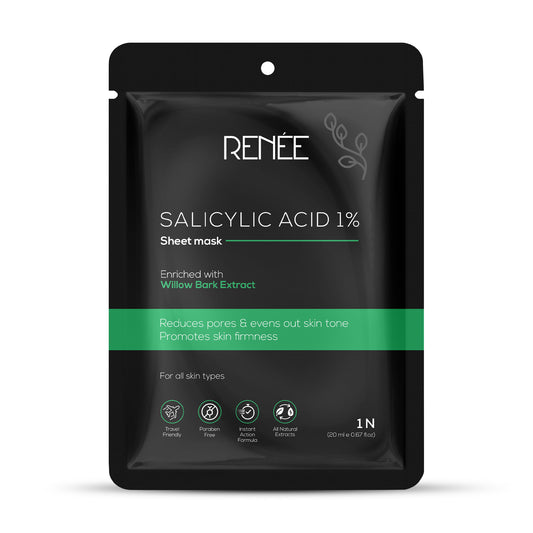 Renee Salicylic Acid 1% Sheet Mask|20 ml|MRP 149