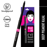 Lakmï¿½ Elle 18 Eye Drama Kajal ï¿½ Bold Black|0.35 gms|MRP 125