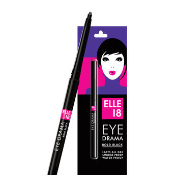 Lakmï¿½ Elle 18 Eye Drama Kajal ï¿½ Bold Black|0.35 gms|MRP 125