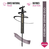 Insight Eyebrow Define Duo 2-in-1 � Brown|2.5 gms|MRP 270