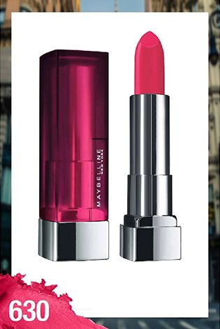 Maybelline New York Color Sensational Creamy Matte Lipstick � 630 Flaming Fuchsia|3.9 gms|MRP 329