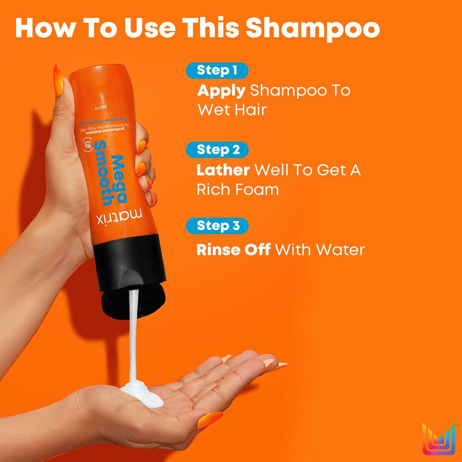Matrix Opti Care Smooth Straight Shampoo 350ml for smooth hair