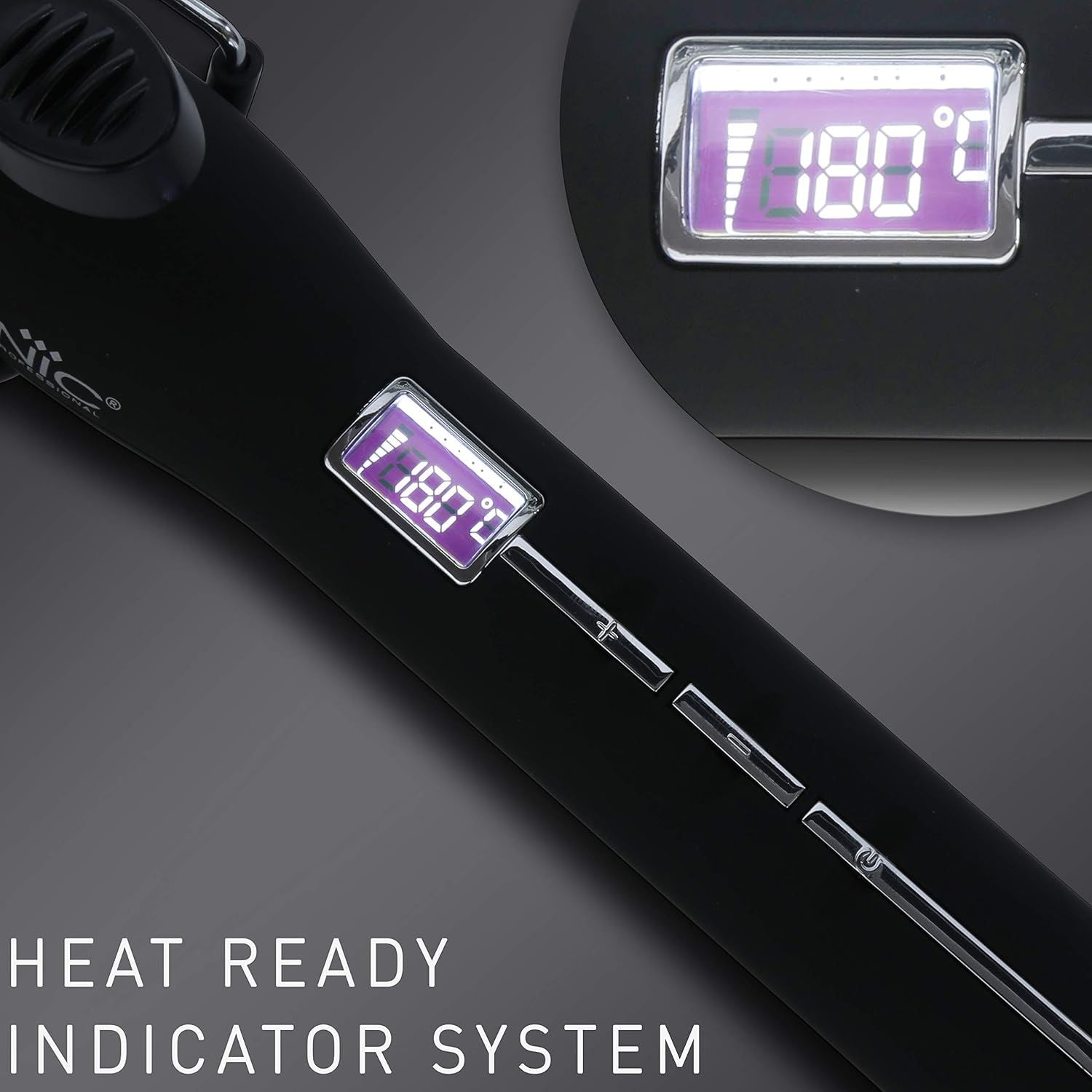 Ikonic Professional Curling Tong CT-22, a salon-grade hair styling tool with a 22 mm ceramic barrel.