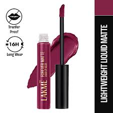Lakme Forever Matte Liquid Lip Colour ï¿½ Red Wine|5.6 ml|MRP 450