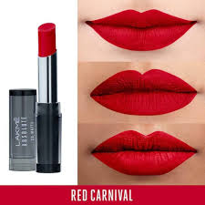 Lakme Absolute 3D Matte Lip Color Lipstick ï¿½ Red Carnival|3.6 gms|MRP 899