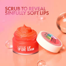 Lakme Hydrating & Exfoliating Lip Scrub with Hyaluronic Acid for Soft Luscious Lips|15 gms|MRP 375