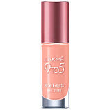 Lakme 9 to 5 Primer + Gloss Nail Color ï¿½ Candy Peach|6 ml|MRP 260