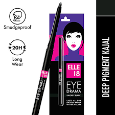 Lakme Elle 18 Eye Drama Kajal ï¿½ Smokey Black|0.35 gms|MRP 150
