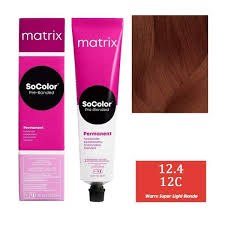 Matrix SoColor 12.4 12C (Warm Super Light blonde)|90 ml|MRP 395