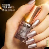 Lakme Ultimate Glam Chrome Metallic Finish Nail Paint ï¿½ CH6 Champagne|6 ml|MRP 215