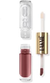 Lakme 9 to 5 Matte to Glass 2-in-1 Liquid Lipstick ï¿½ Sweet Praline|7.6 ml|MRP 650