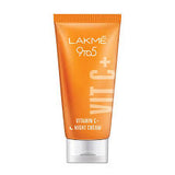 Lakme 9 to 5 Vit C Night Cream|50 gms|MRP 399