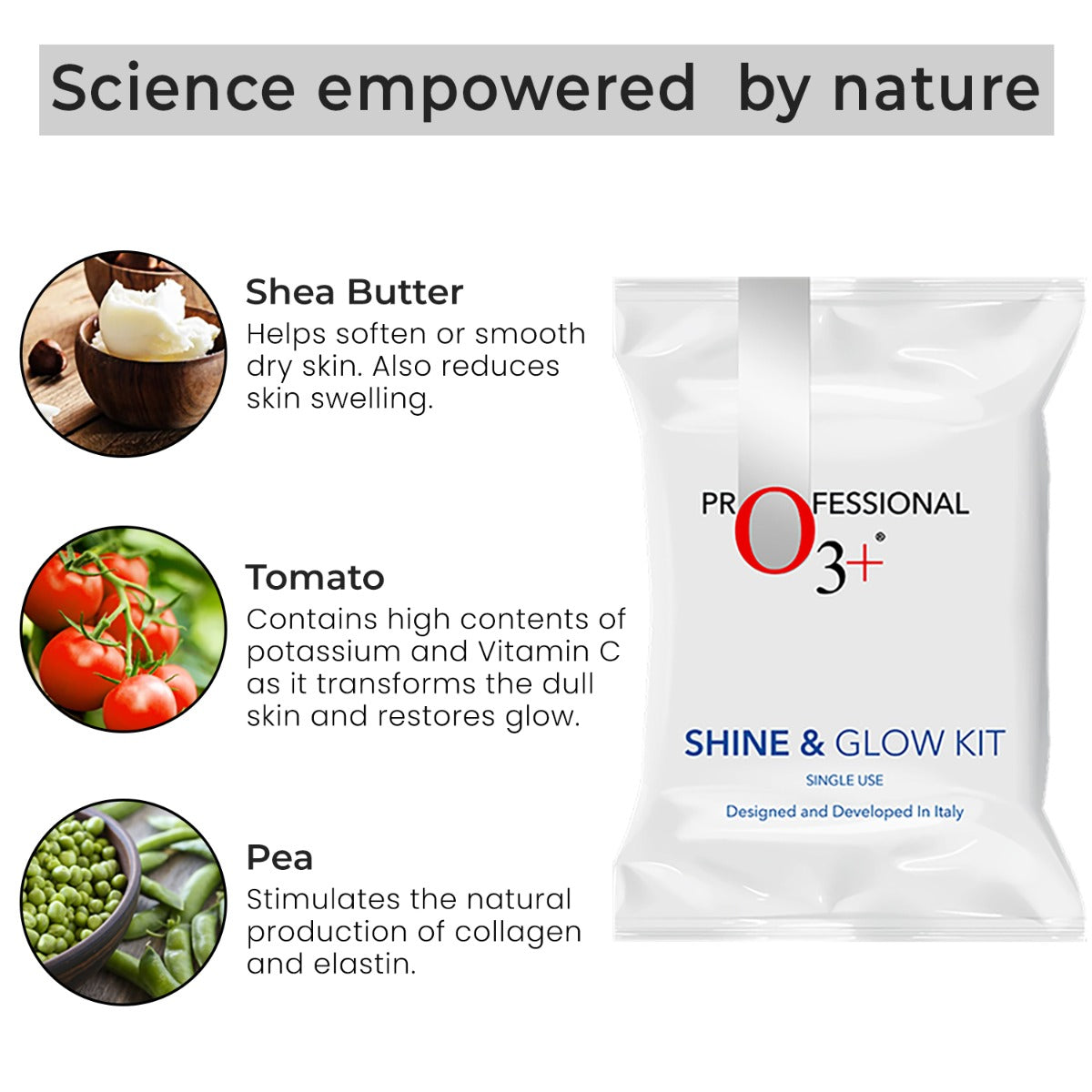 O3+ Shine & Glow Facial Kit for instant brightness