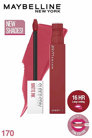 Maybelline Superstay Matte Ink Liquid Lipstick � 170 Initiator|5 ml|MRP 749