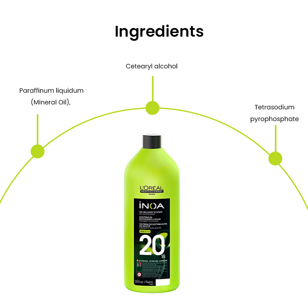 L’Oréal Professionnel INOA Oxydant 20 Volume 1000ml developer for ammonia-free hair colour